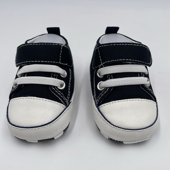 Baby Infant Classic Canvas Baby Shoes Boy Girl Soft Sole size 0 - 3 months - Picture 3 of 10